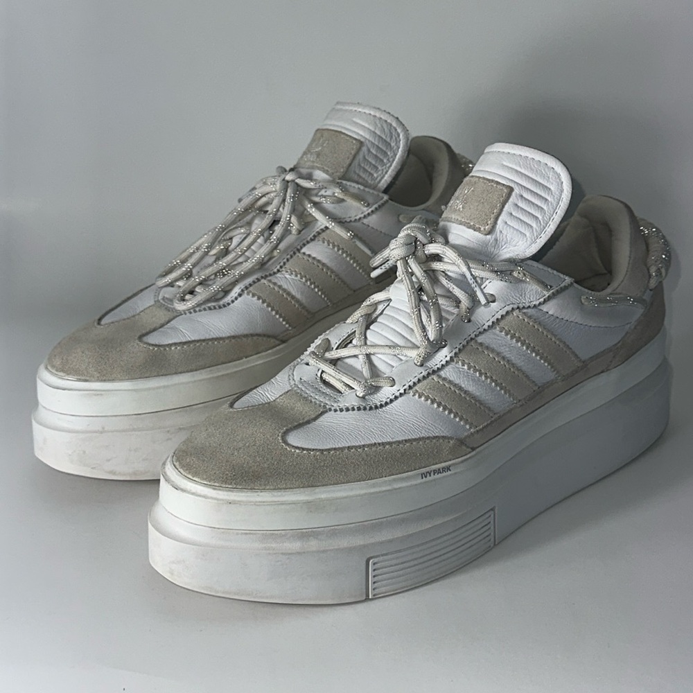 Ivy Park Adidas Super Sleek 72 Women 10M Beyonce White Platform Sneaker Icy Park